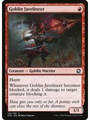 Magic: The Gathering Goblin Javelineer (144) Near Mint Foil