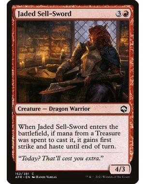 Magic: The Gathering Jaded Sell-Sword (152) Near Mint