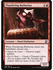 Magic: The Gathering Plundering Barbarian (158) Near Mint