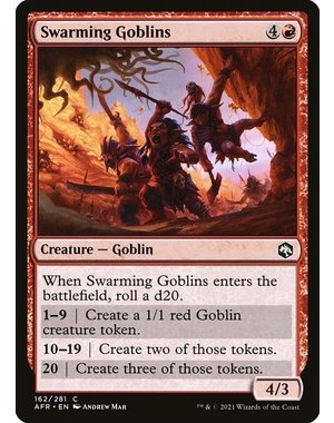 Magic: The Gathering Swarming Goblins (162) Near Mint