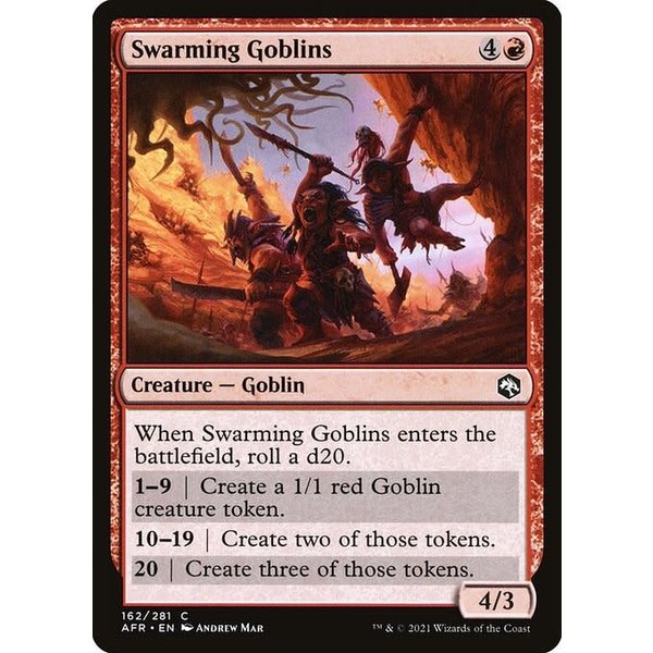 Magic: The Gathering Swarming Goblins (162) Near Mint