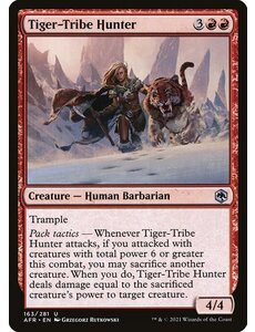 Magic: The Gathering Tiger-Tribe Hunter (163) Near Mint