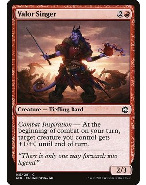 Magic: The Gathering Valor Singer (165) Near Mint