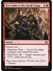 Magic: The Gathering You Come to the Gnoll Camp (168) Near Mint