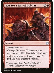 Magic: The Gathering You See a Pair of Goblins (170) Near Mint