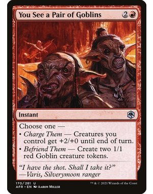 Magic: The Gathering You See a Pair of Goblins (170) Near Mint