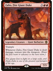 Magic: The Gathering Zalto, Fire Giant Duke (171) Near Mint