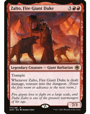 Magic: The Gathering Zalto, Fire Giant Duke (171) Near Mint