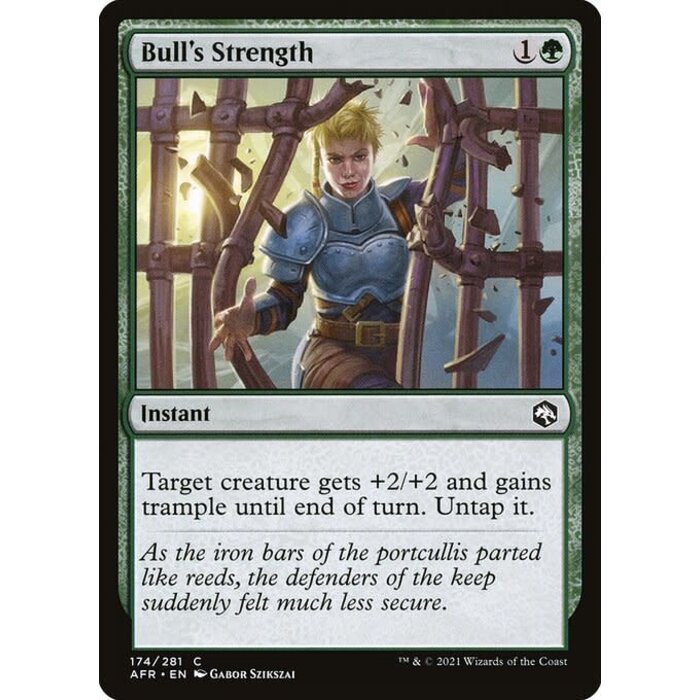 Magic: The Gathering Bull's Strength (174) Near Mint Foil