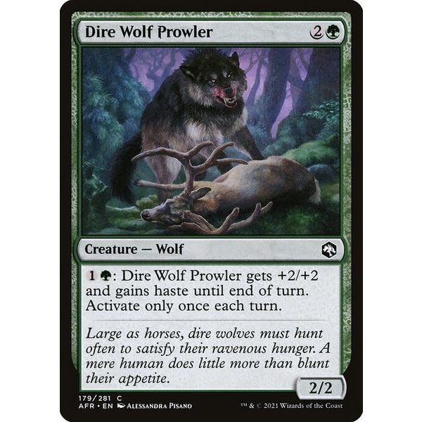 Magic: The Gathering Dire Wolf Prowler (179) Near Mint