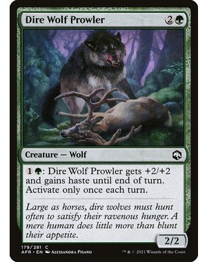 Magic: The Gathering Dire Wolf Prowler (179) Near Mint Foil