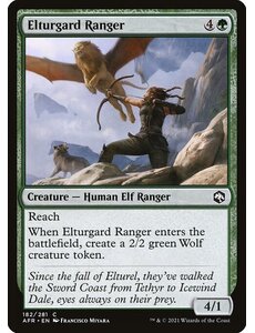 Magic: The Gathering Elturgard Ranger (182) Lightly Played Foil