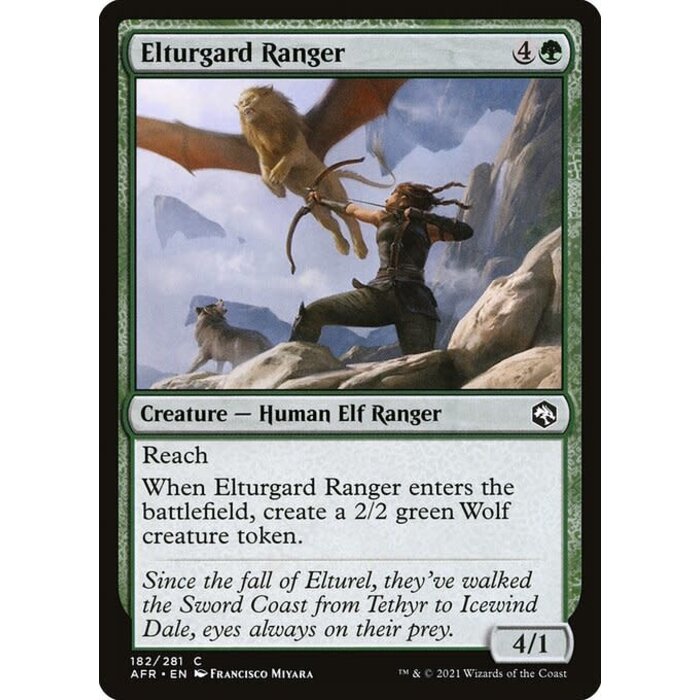 Magic: The Gathering Elturgard Ranger (182) Lightly Played Foil
