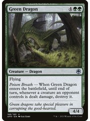 Magic: The Gathering Green Dragon (186) Lightly Played Foil