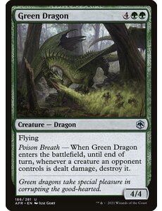 Magic: The Gathering Green Dragon (186) Near Mint