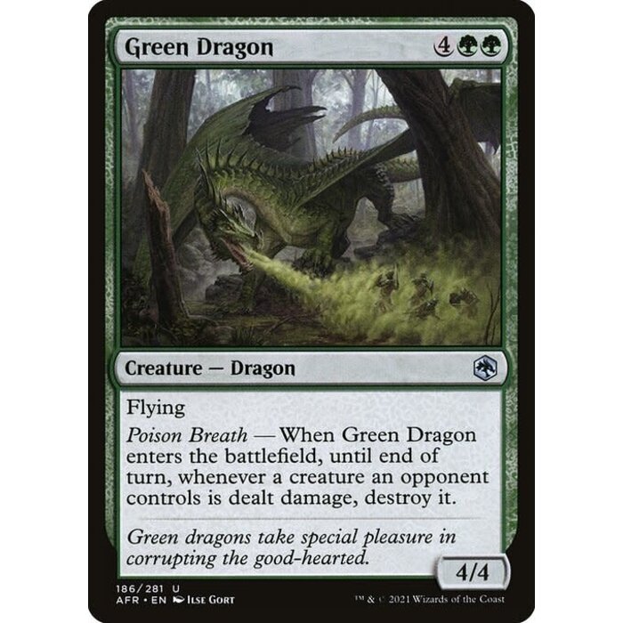 Magic: The Gathering Green Dragon (186) Near Mint