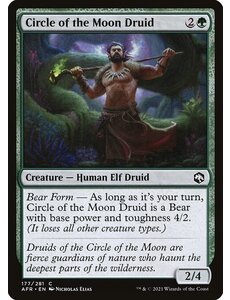 Magic: The Gathering Circle of the Moon Druid (177) Near Mint