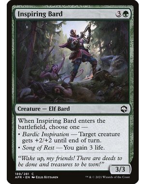 Magic: The Gathering Inspiring Bard (189) Near Mint