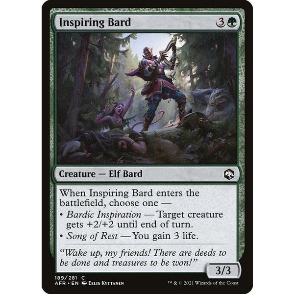 Magic: The Gathering Inspiring Bard (189) Near Mint