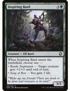 Magic: The Gathering Inspiring Bard (189) Near Mint Foil