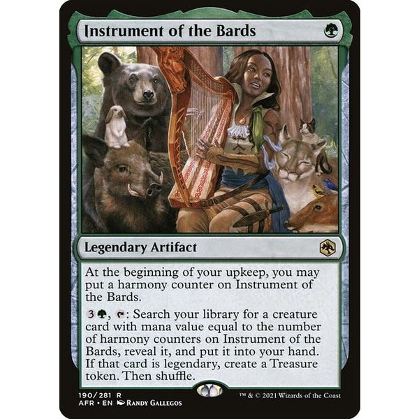 Magic: The Gathering Instrument of the Bards (190) Near Mint