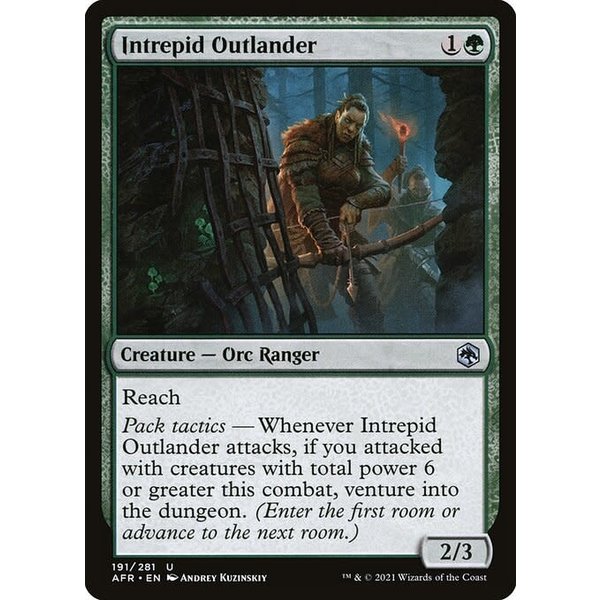 Magic: The Gathering Intrepid Outlander (191) Near Mint