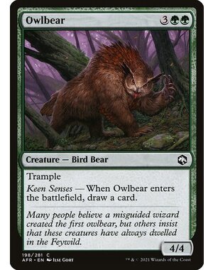 Magic: The Gathering Owlbear (198) Near Mint