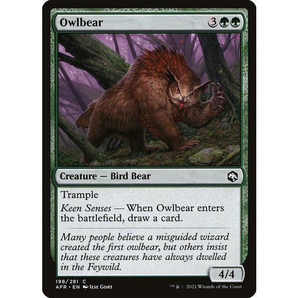 Magic: The Gathering Owlbear (198) Near Mint