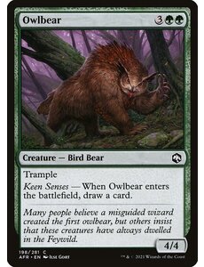 Magic: The Gathering Owlbear (198) Near Mint Foil