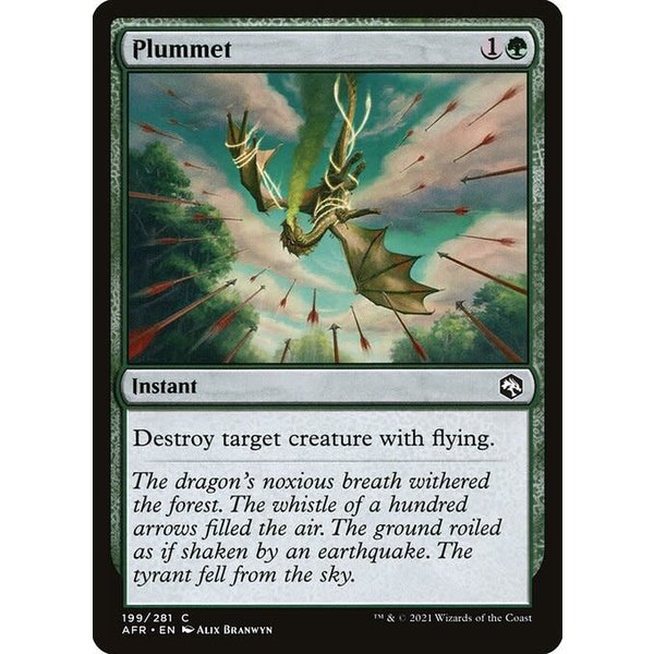 Magic: The Gathering Plummet (199) Near Mint