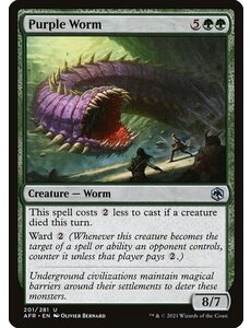 Magic: The Gathering Purple Worm (201) Near Mint