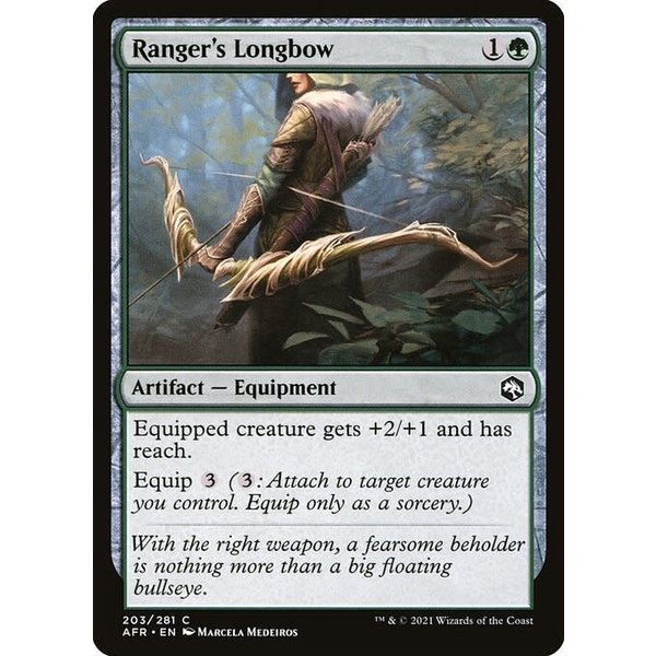 Magic: The Gathering Ranger's Longbow (203) Near Mint