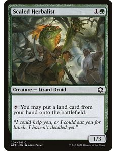 Magic: The Gathering Scaled Herbalist (204) Near Mint
