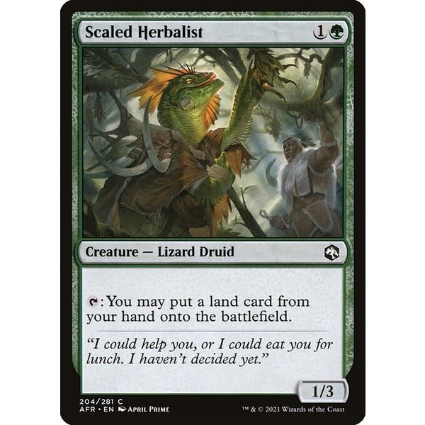 Magic: The Gathering Scaled Herbalist (204) Near Mint