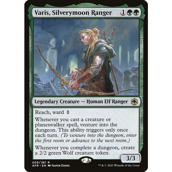 Magic: The Gathering Varis, Silverymoon Ranger (209) Near Mint