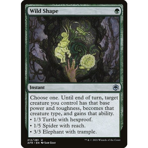 Magic: The Gathering Wild Shape (212) Near Mint