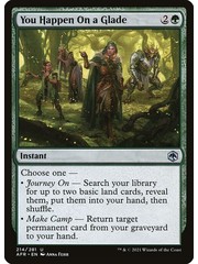 Magic: The Gathering You Happen On a Glade (214) Near Mint