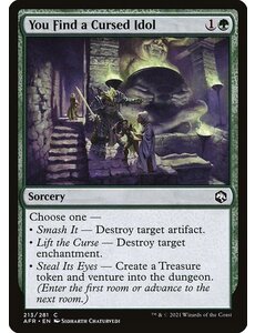 Magic: The Gathering You Find a Cursed Idol (213) Near Mint