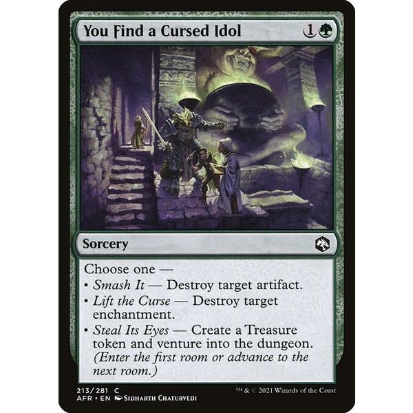 Magic: The Gathering You Find a Cursed Idol (213) Near Mint