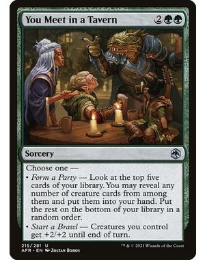 Magic: The Gathering You Meet in a Tavern (215) Near Mint