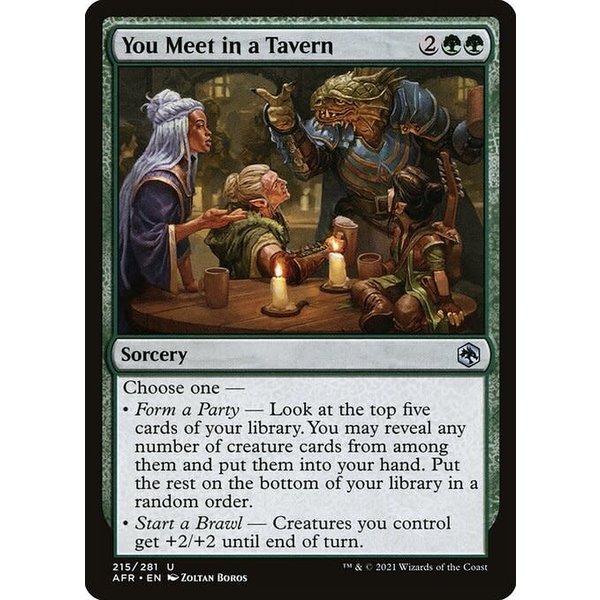Magic: The Gathering You Meet in a Tavern (215) Near Mint Foil