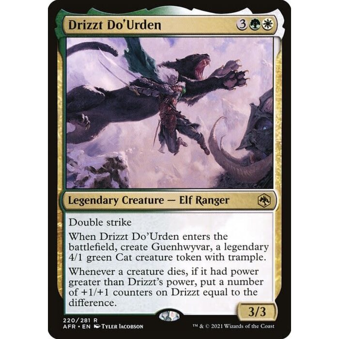 Magic: The Gathering Drizzt Do'Urden (220) Near Mint