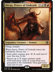 Magic: The Gathering Orcus, Prince of Undeath (229) Near Mint
