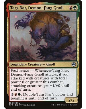 Magic: The Gathering Targ Nar, Demon-Fang Gnoll (234) Near Mint