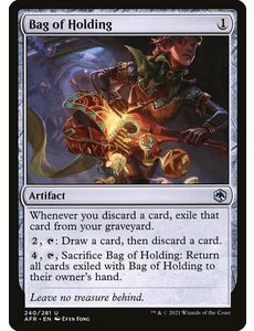 Magic: The Gathering Bag of Holding (240) Near Mint Foil