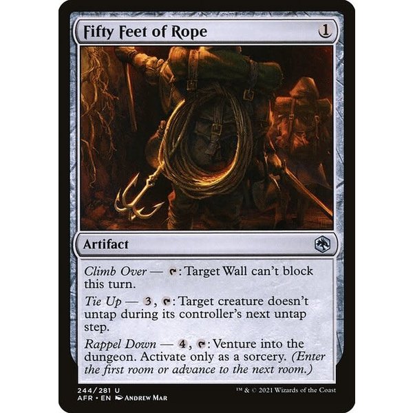 Magic: The Gathering Fifty Feet of Rope (244) Near Mint