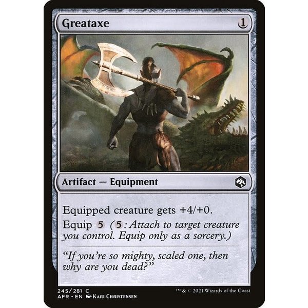 Magic: The Gathering Greataxe (245) Near Mint Foil