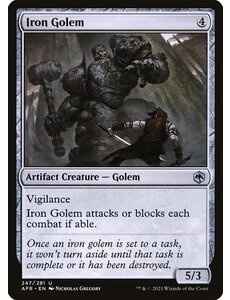 Magic: The Gathering Iron Golem (247) Near Mint