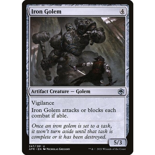 Magic: The Gathering Iron Golem (247) Near Mint