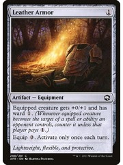 Magic: The Gathering Leather Armor (248) Near Mint